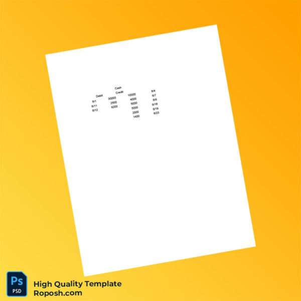 Philippines J Madela Repair Shop Editable General Journal Template in Word and PDF formats 3 page