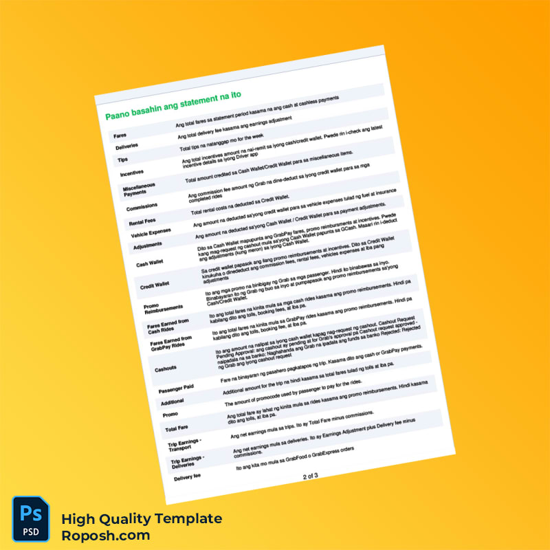 Philippines Template in Word and PDF formats 3 page Philippines Template in Word and PDF formats 3 page