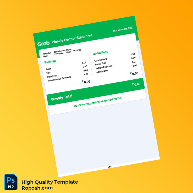 Philippines Template in Word and PDF formats 3 page Philippines Template in Word and PDF formats 3 page
