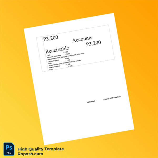 Philippines W A Computer Services Company Editable Expense Template in Word and PDF formats 3 page