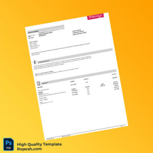 Romania Millenium Bank Statement Template in Word and PDF formats