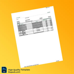 Saudi Arabia Editable Financial Transaction Template in Word and PDF formats