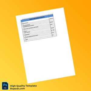 Singapore Editable Living Expenses Template in Word and PDF formats