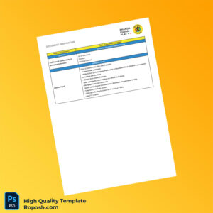 South Africa Editable Document List Template in Word and PDF formats
