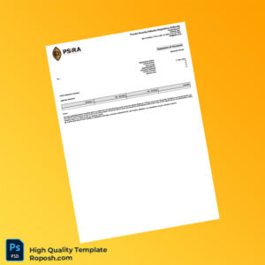 South Africa Nedbank Statement Template in Word and PDF formats