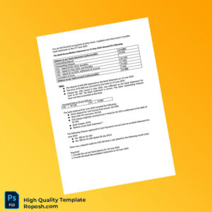 South Africa Template in Word and PDF formats 2 page