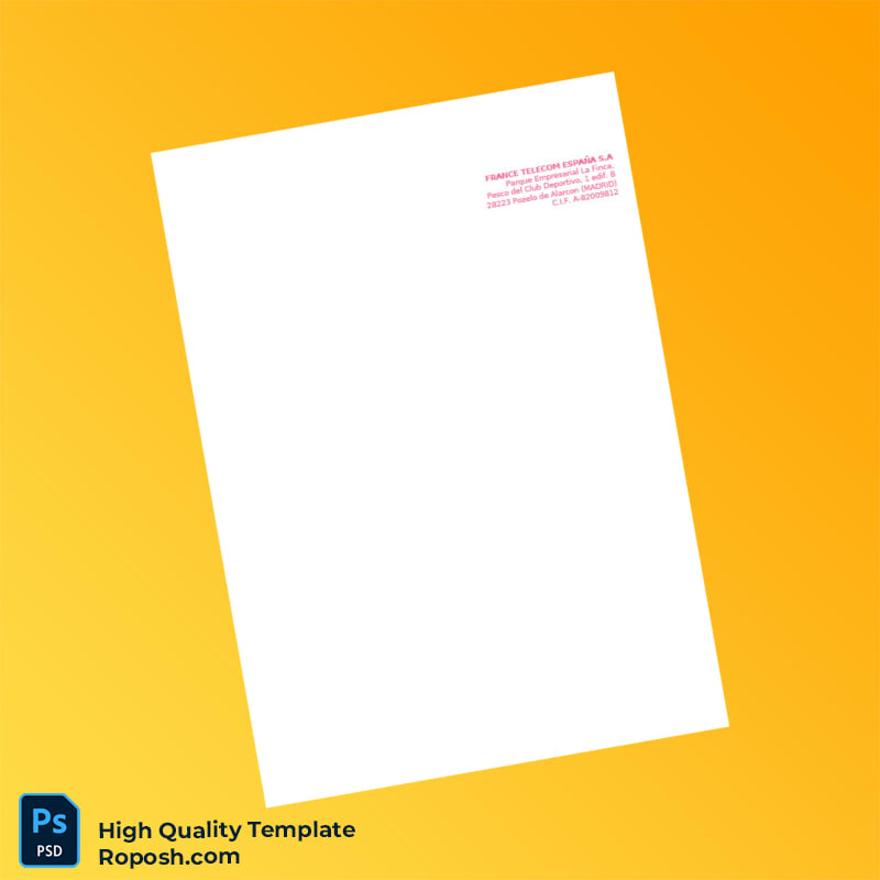 Spain Yacom Editable Utility Bill Template in Word and PDF formats 2 page Spain Yacom Editable Utility Bill Template in Word and PDF formats 2 page