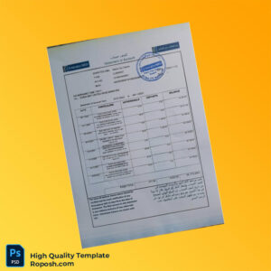 UAE Emirates NBD Statement of Account Template in Word and PDF formats 4 page