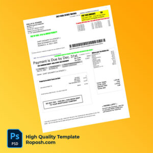 USA Missouri Andrew County Collector Editable Property Tax Bill Template in Word and PDF formats roposh 300x300 - Buy Verified Account