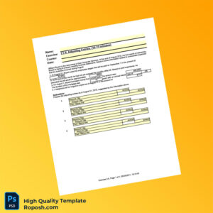 USA Ace Computer Services Editable Adjusting Entries Template in Word and PDF formats
