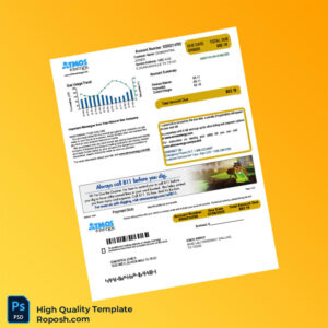 USA Atmos Energy Editable Gas Bill Template in Word and PDF formats USA Atmos Energy Editable Gas Bill Template in Word and PDF formats