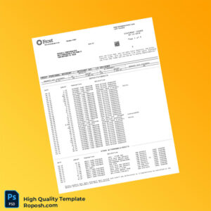 USA Frost Bank Statement Template in Word and PDF formats 6 page