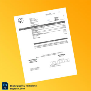 USA GDF SUEZ Energy Resources Editable Utility Bill Template in Word and PDF formats 4 page