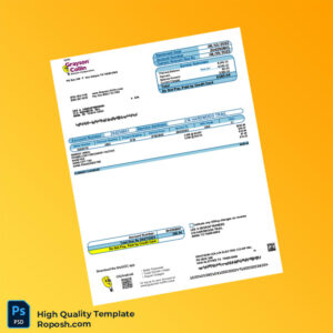 USA Grayson-Collin Electric Cooperative Editable Electricity Bill Template in Word and PDF formats 2 page