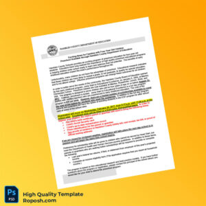 USA Hamblen County Department of Education Editable Preschool Registration Template in Word and PDF formats