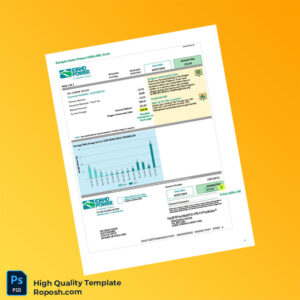 USA Idaho Power Editable Water and Sewer Bill Rate Schedule Template in Word and PDF formats 2 page