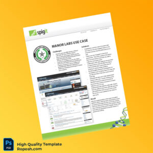 USA Manor Labs Editable Use Study Template in Word and PDF formats