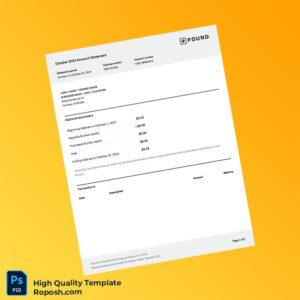 USA Piermont Bank Bank Statement Template in Word and PDF formats 2 page
