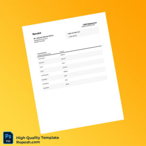USA Qonto Bank Statement Template in Word and PDF formats 2 page