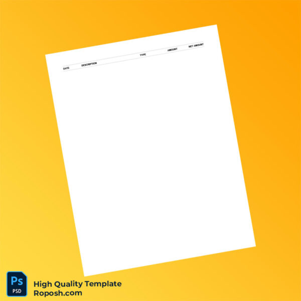 USA Robinhood Bank Statement Template in Word and PDF formats 6 page