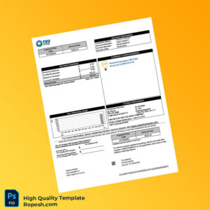 USA TXU Energy Editable Electricity Bill Template in Word and PDF formats 4 page