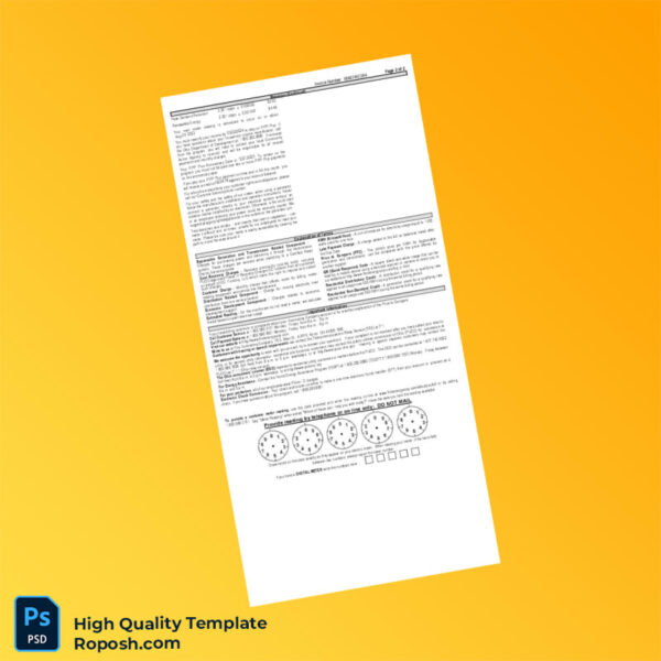 USA The Illuminating Company Editable Electricity Bill Template in Word and PDF formats 2 page