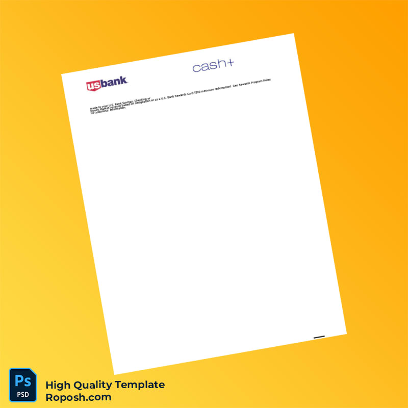 USA US Bank Credit Card Statement Template in Word and PDF formats 7 page USA US Bank Credit Card Statement Template in Word and PDF formats 7 page