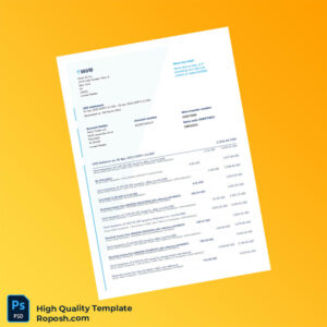 USA Wise Bank Statement Template in Word and PDF formats 2 page