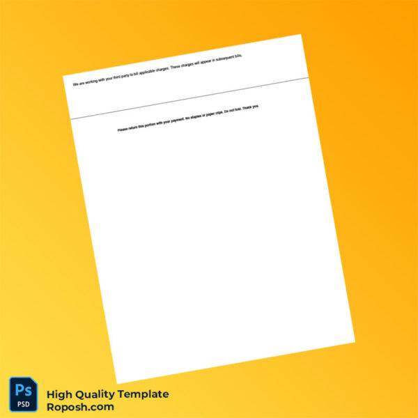 United Kingdom PG E Editable Utility Bill Template in Word and PDF formats 3 page
