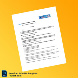 Customizable Acn Infotech Employment Verification Letter Word & PDF Template 6 page