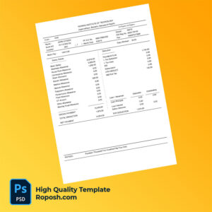 Adamas Institute of Technology payslip word and pdf template Adamas Institute of Technology payslip word and pdf template