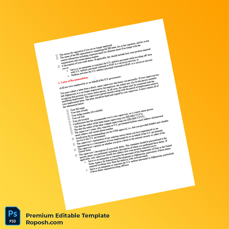 Customizable Afghanistan Employer Employment Verification Letter Word & PDF Template 8 page Customizable Afghanistan Employer Employment Verification Letter Word & PDF Template 8 page