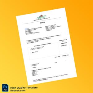 Afghanistan United Nations Office for Project Services Invoice Template in Word and PDF formats Afghanistan United Nations Office for Project Services Invoice Template in Word and PDF formats