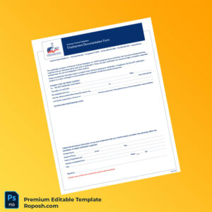 Customizable American Culinary Federation Employment Verification Letter Word & PDF Template