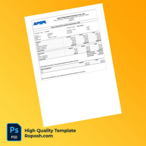 Amrit Placement Services Pvt Ltd payslip word and pdf template Amrit Placement Services Pvt Ltd payslip word and pdf template