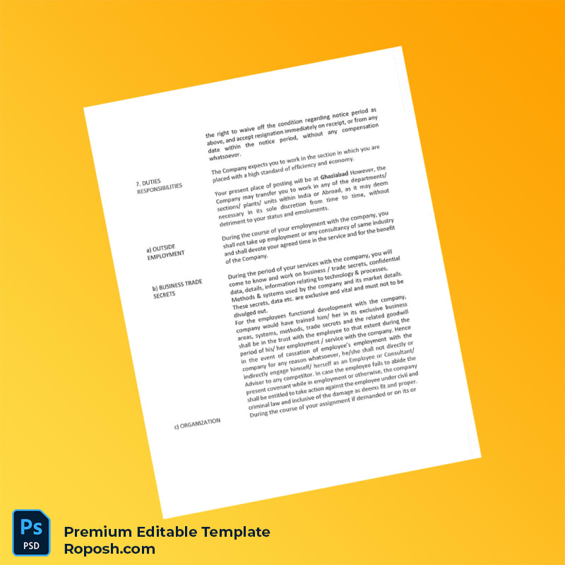 Customizable Appointment Letter 2017 Employment Verification Letter Word & PDF Template 5 page Customizable Appointment Letter 2017 Employment Verification Letter Word & PDF Template 5 page