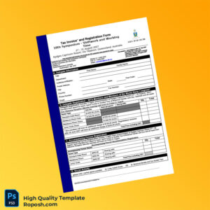Australia Central Queensland University Tax Invoice Template in Word and PDF formats 2 page Australia Central Queensland University Tax Invoice Template in Word and PDF formats 2 page