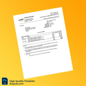 Australia Lifestyle Communities Tax Invoice Template in Word and PDF formats Australia Lifestyle Communities Tax Invoice Template in Word and PDF formats