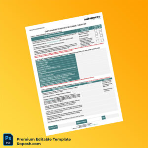 Customizable Australia Outsource Financial Employment Verification Letter Word & PDF Template