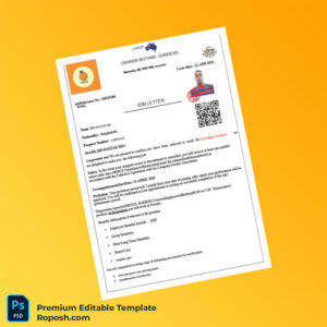 Customizable Australia PGL Group Employment Verification Letter Word & PDF Template 3 page