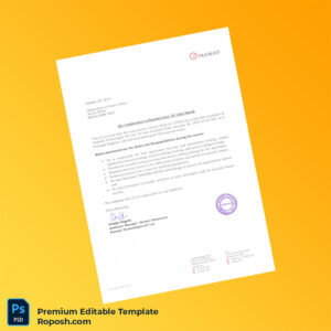 Customizable Australia Pramati Technologies Employment Verification Letter Word & PDF Template