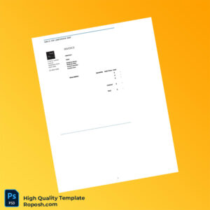 Australia Sails on Lavender Bay Invoice Template in Word and PDF formats