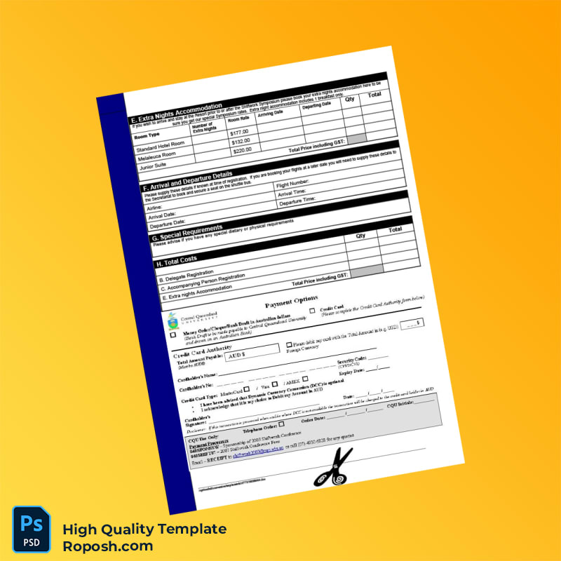 Australia Tax Invoice Template in Word and PDF formats 2 page Australia Tax Invoice Template in Word and PDF formats 2 page
