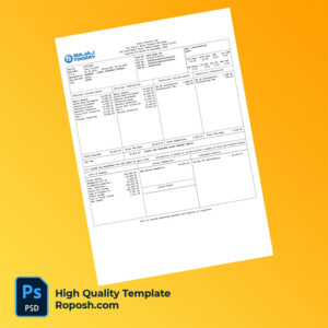 Bajaj Finance Ltd payslip word and pdf template