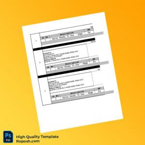 Bangladesh M_S Tasnim Ent Invoice Template in Word and PDF formats 2 page
