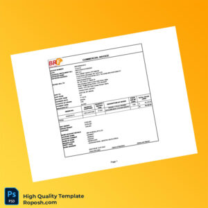 Brazil BRF S A Commercial Invoice Template in Word and PDF formats Brazil BRF S A Commercial Invoice Template in Word and PDF formats