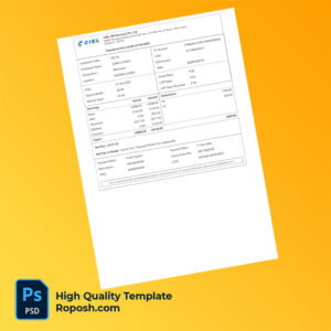 CIEL HR Services Pvt Ltd payslip word and pdf template CIEL HR Services Pvt Ltd payslip word and pdf template