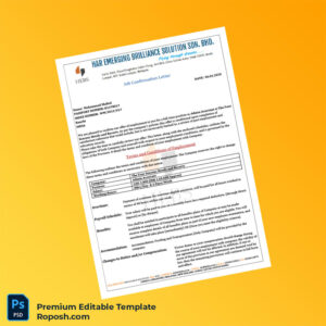 Customizable Canada The Four Seasons Hotels and Resorts Job Confirmation Letter Word & PDF Template 2 page