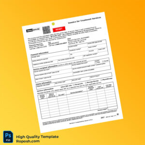 Canada WorkSafeBC Invoice Template in Word and PDF formats Canada WorkSafeBC Invoice Template in Word and PDF formats