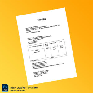 China Shenzhen Sunuo Colth Company Invoice Template in Word and PDF formats